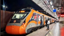 India's first Vande Bharat Sleeper on the Howrah-Kamakhya route. (Image: NFR)