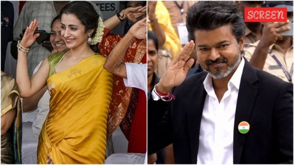 Vijay-Trisha Krishnan salute controversy during the 80th Independence Day celebrations.