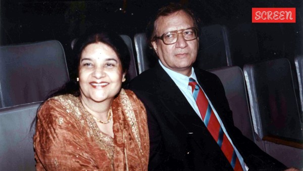 Vijay Anand with wife Sushma