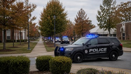 The university remains on lockdown as Virginia State University Police and Chesterfield County Police investigate the shooting.