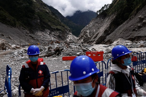 Tibet floods, Gyirong Port,