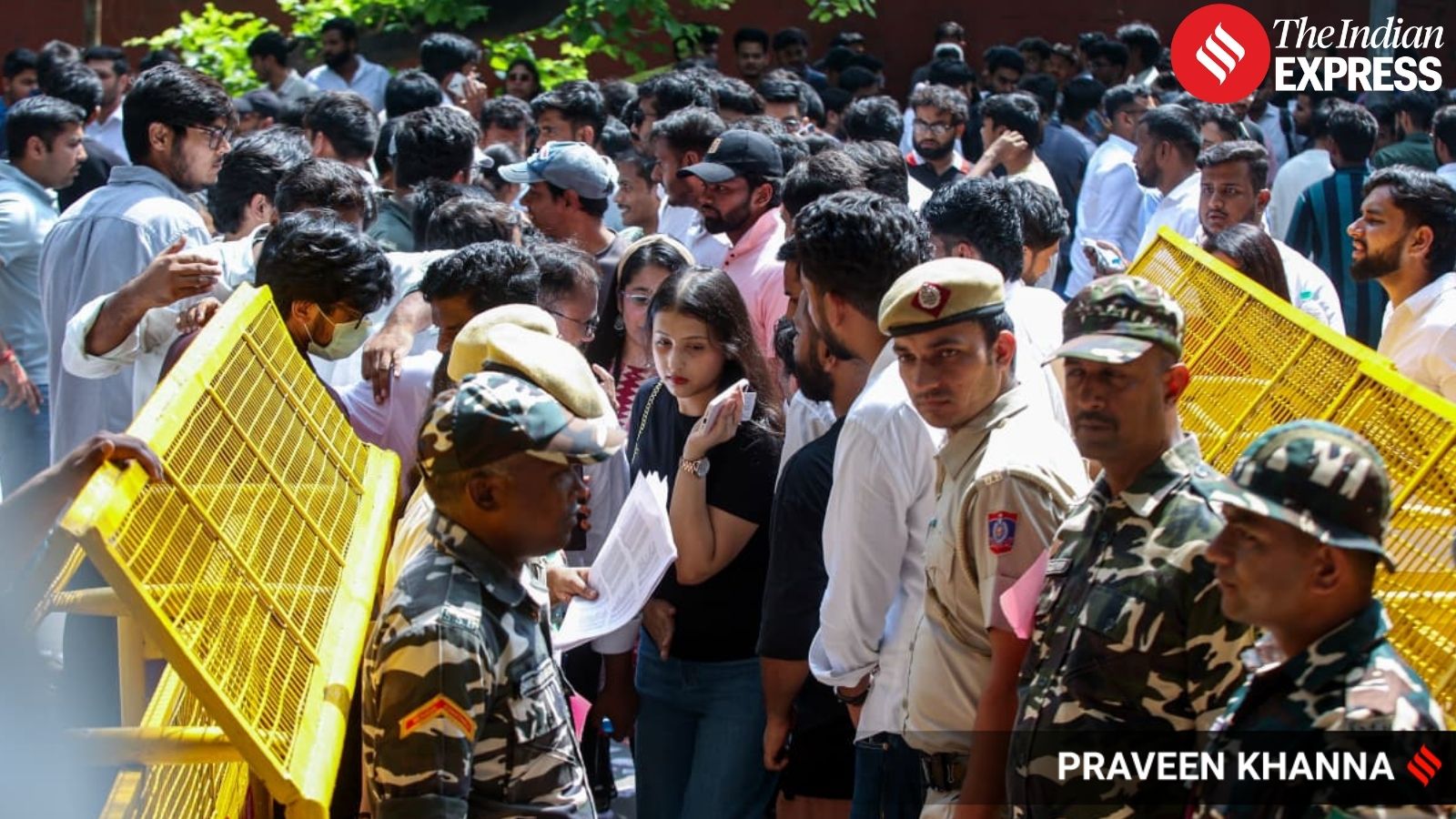 In Photos: DUSU polls underway across DU campuses amid heightened security