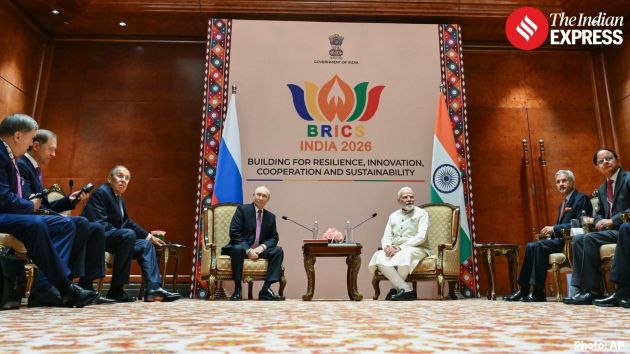 This is the second time in three weeks that Modi and Putin have met; the previous time was in Kyrgyzstan – on the sidelines of the Shanghai Cooperation Organization summit