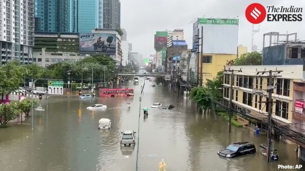 Thailand’s Meteorological Department warned the heavy rain would continue in most parts of the country through Sunday