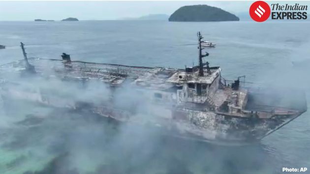 The vessel MV June Aster, carrying 117 passengers and 17 crew members, was travelling from Manila to Coron in Palawan province