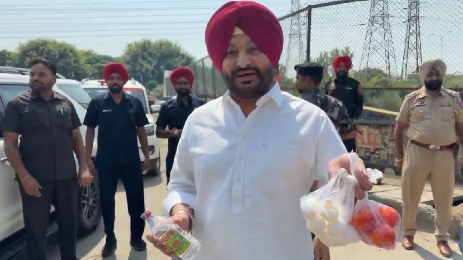 Liquor, eggs, tomatoes: Punjab BJP leader’s dramatic protest ends in detention