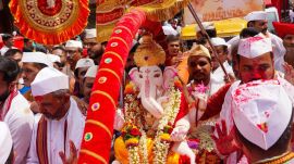 Pune Ganesh visarjan