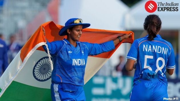 The victory margin was India’s highest ever in all women’s T20Is
