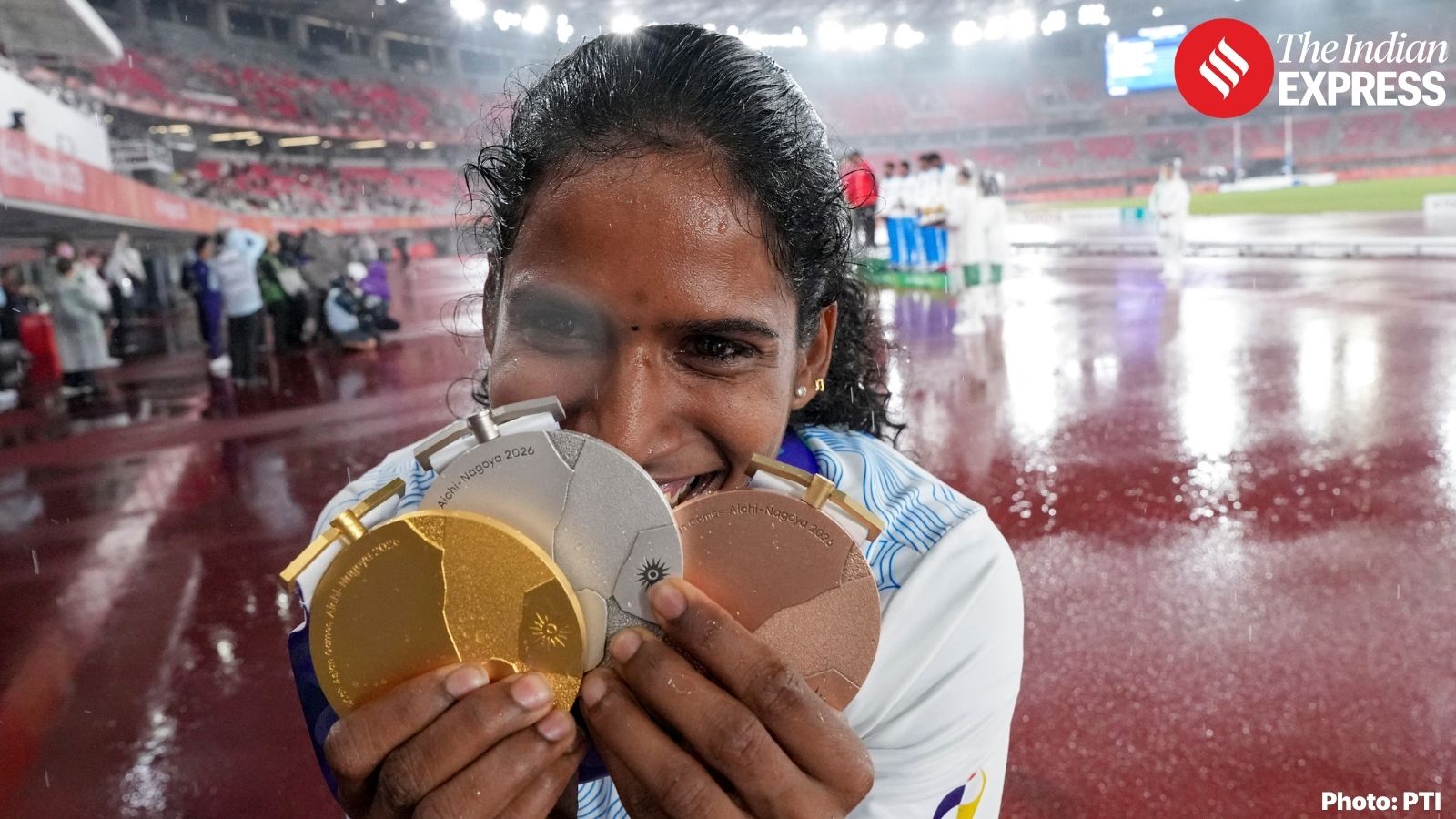 Vithya Ramraj Celebrates Her Three-Medal Asian Games Haul