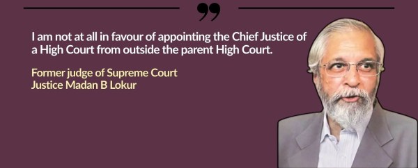 Former Supreme Court Judge Madan B Lokur