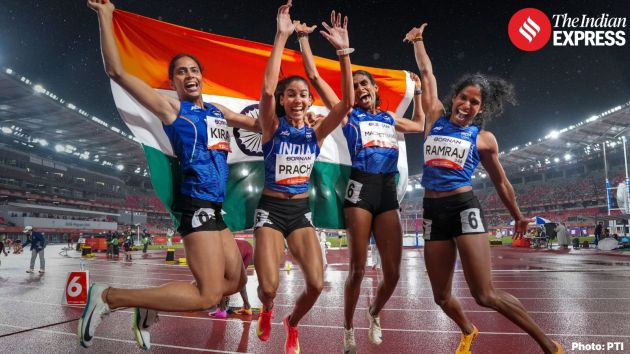 She also won gold in the women’s 4x400m relay and silver in the mixed 4x400m relay
