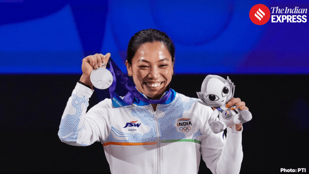 Indian weightlifter Mirabai Chanu wins silver