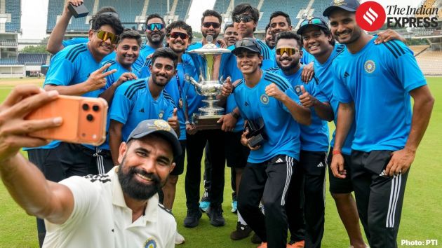 Veteran Mohammed Shami, who was playing in his 100th first-class match, put to shame some younger names