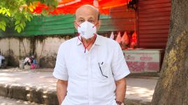 The owner of the ill-fated building that collapsed in southwest Delhi on Sunday has been apprehended from Bhiwadi in Rajasthan