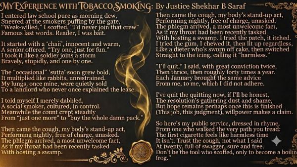 Allahabad High Court Hookah Bar Smoking Area 
