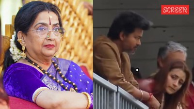 Trisha Krishnan and Tamil Nadu Chief Minister Vijay spotted together at the Le Mans race at Silverstone