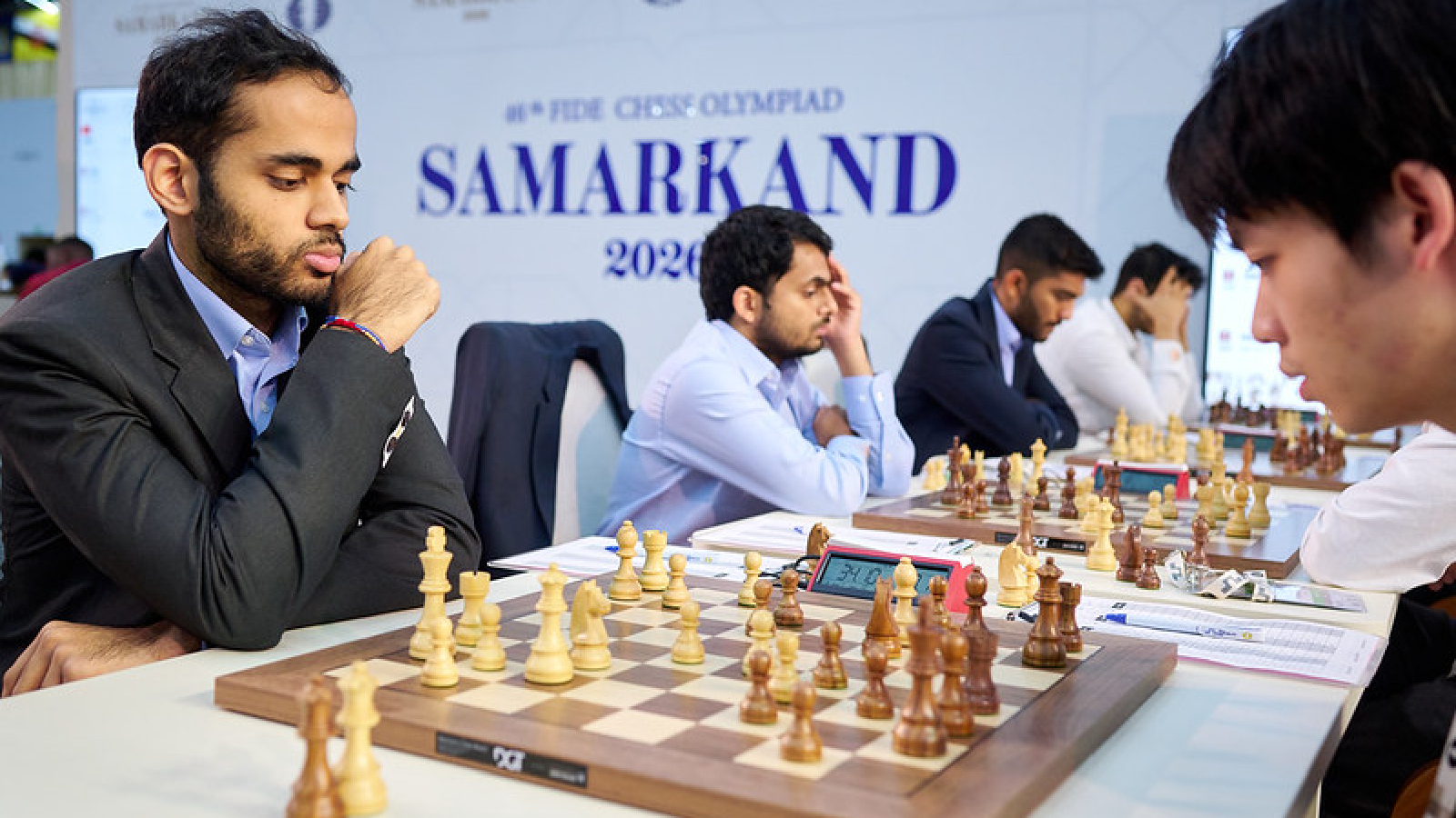 Chess Olympiad: Arjun Erigaisi slips on Board 1, but India start with a win