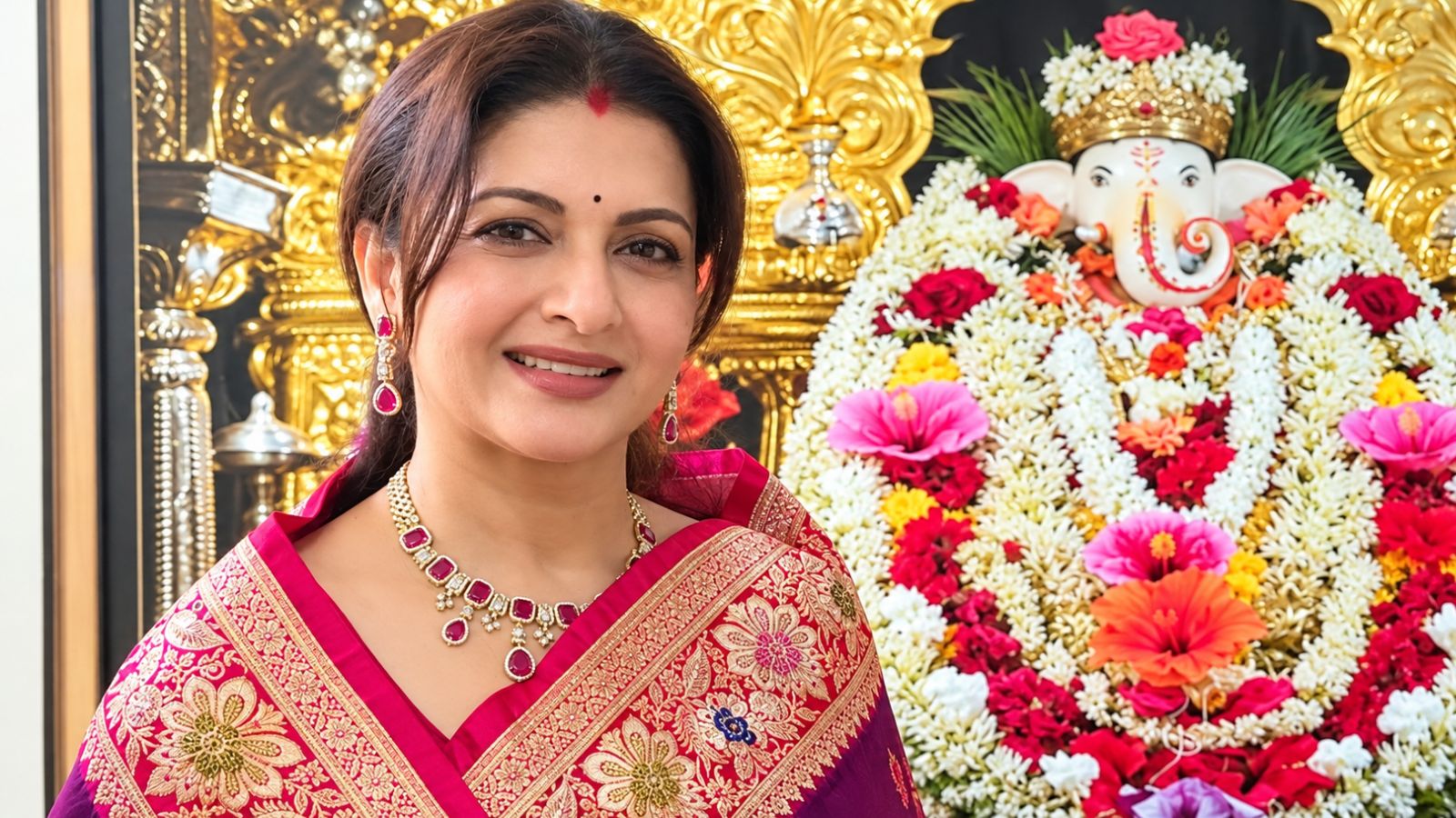 ‘Traditions can’t be broken’: Bhagyashree’s Ganesh aarti sparks family feud