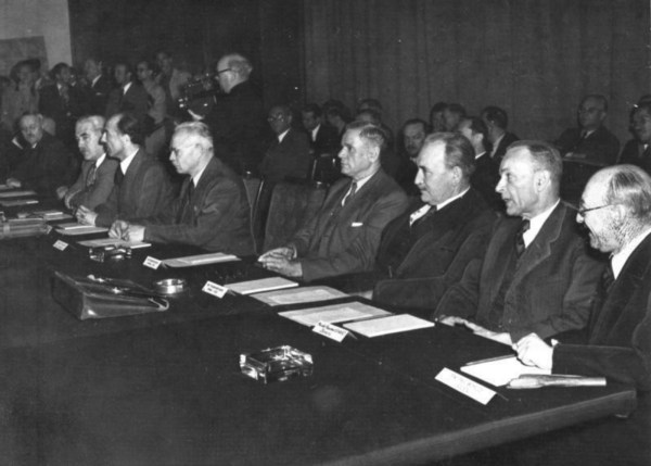 West German ministers in the Bundestag (Wikipedia)