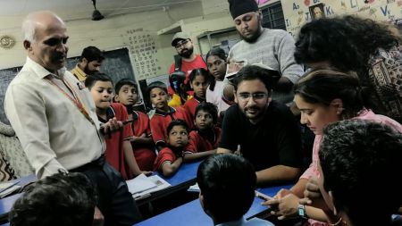 Cockroach Janta Party, CJP school campaign, Bengaluru government schools, Bengaluru govt schools, government school teacher shortage, SIR work Karnataka, Karnataka government schools, CJP School Thik Karo campaign, school infrastructure Bengaluru, teacher shortage Bengaluru schools, government school hygiene, Ashutosh Ranka, Madhu Bangarappa, Varthur government school, Bengaluru news, Indian express news