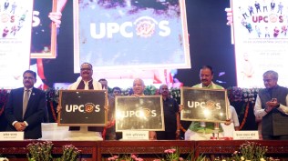 UPCOS, Uttar Pradesh Corporation for Outsourcing Services (UPCOS), Yogi Adityanath, Brajesh Pathak, Keshav Prasad Maurya, Lucknow news, Uttar pradesh news, Indian express, Current affairs