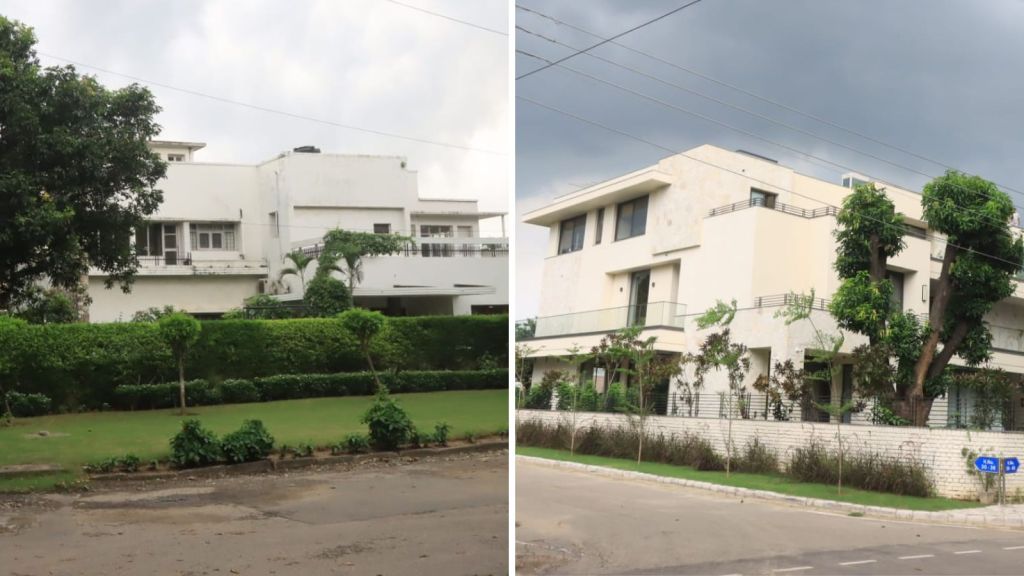 Houses in sector 9 Chandigarh . (Express Photo by Kamleshwar Singh)
