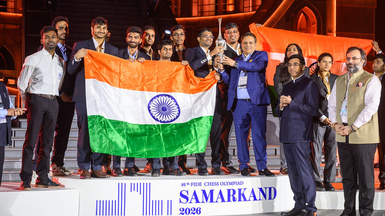 Both the Indian teams lost once over 11 rounds, the men to the hosts and the women to old nemesis Poland. (Michal Walusza / FIDE)