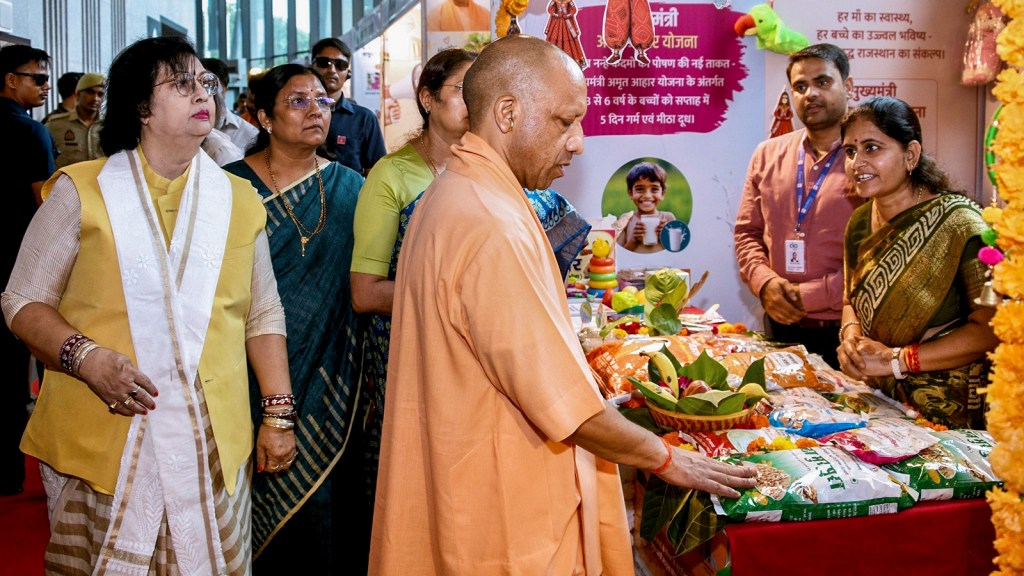 Even kids’ nutrition used to be influenced by liquor mafia: CM Yogi Adityanath