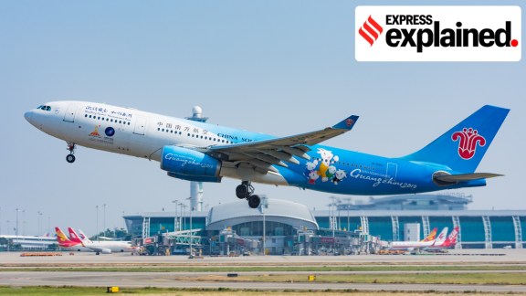 An Airbus A330-243 (B-6057) took off as Flight CZ3413 from Guangzhou to Chengdu (Wikimedia Commons)