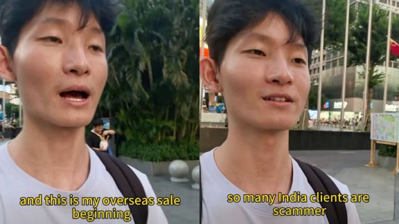 Chinese trader Indian clients