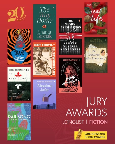 The Crossword Book Awards fiction longlist.