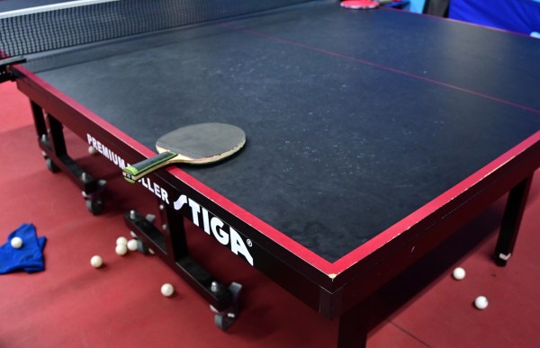 TT tables differ in bounce, linear speed, and spin depending on the friction of surface. (Express Photo by Pichumani Krishnan)