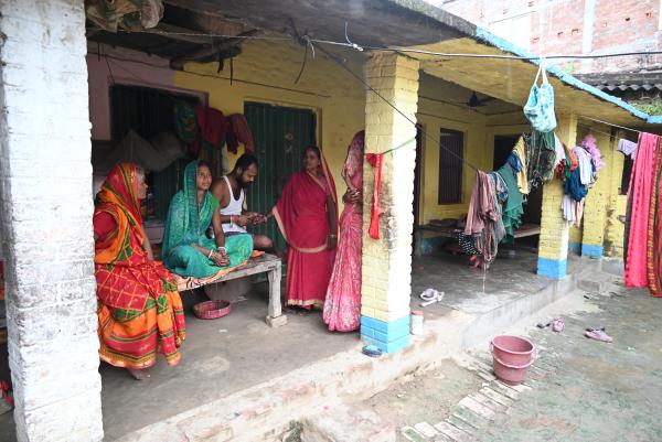Much has changed in the Kushwaha household since Shanker was last here: his parents have grown old, Lallan is a factory driver in Delhi, and Lalit now has a master’s degree in Sanskrit. Those lost years still yawn between them, and with Shanker’s memory still hazy, he can’t fill his family in. (Express Photo)