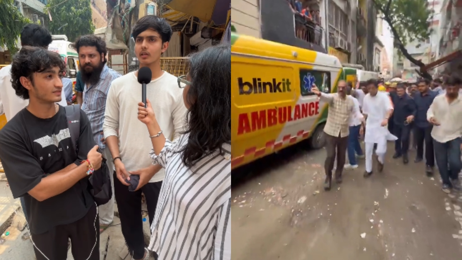 ‘Only Blinkit ambulances were here’: DU student after Delhi’s Satya Niketan PG collapse