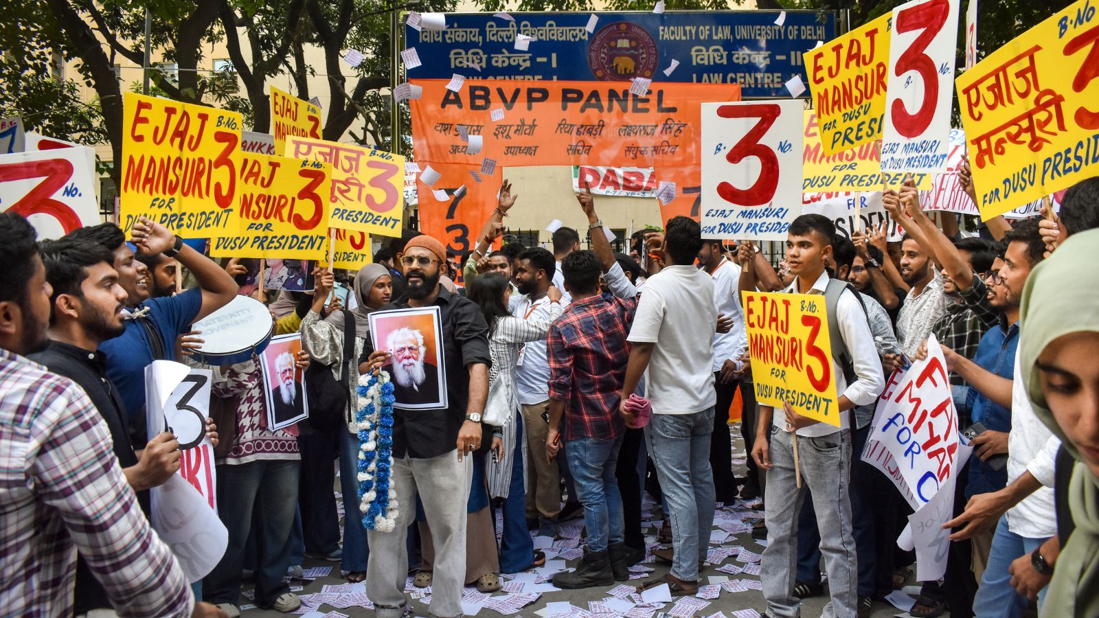 Pamphlets on the ground, reels on the screen: DUSU poll campaign ends