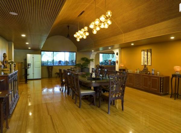 The dining area of tanuj virwani