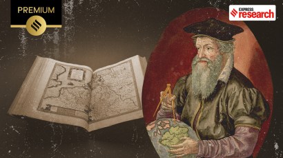Gerardus Mercator and his 1595 atlas (Wikipedia, edited by Abhishek Mitra)