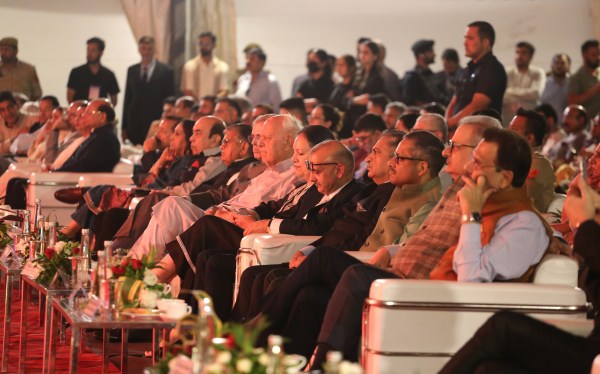 The first International Film Festival of Jammu and Kashmir (IFFJK) began in Srinagar on Monday, featuring 135 shortlisted films from India and abroad Express Photo by Shuaib Masoodi 07-9-2026