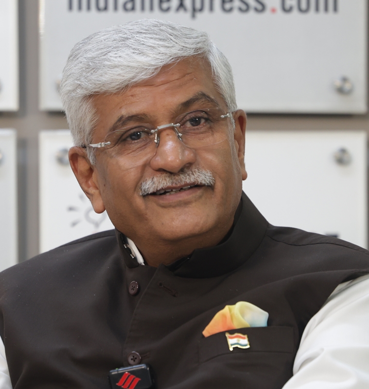 Gajendra Singh Shekhawat at Idea Exchange: ‘This generation is over-powered with information. To deal with them, you have to change... In a tsunami, only flexible trees that bend can stay alive’