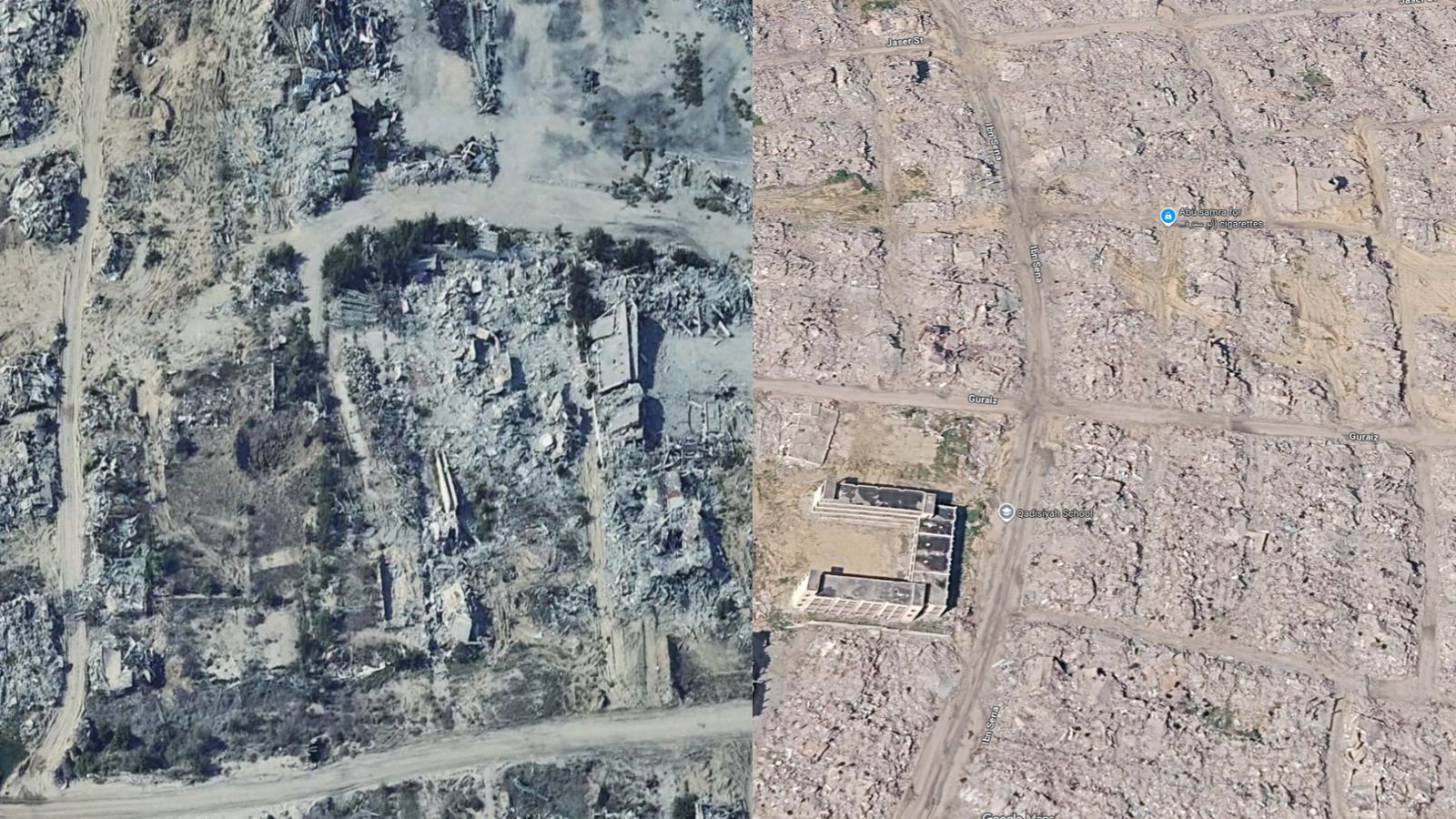 Gaza before and after: Google satellite images show what nearly 3 years of Israel-Hamas war did – national Gaza before and after: Google satellite images show what nearly 3 years of Israel-Hamas war did – national