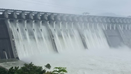 Gujarat reservoirs gain, Gujarat reservoirs gain after 48-hr rain, Vadodara, Gujarat Assembly, Ahmedabad news, Gujarat news, Indian express, current affairs
