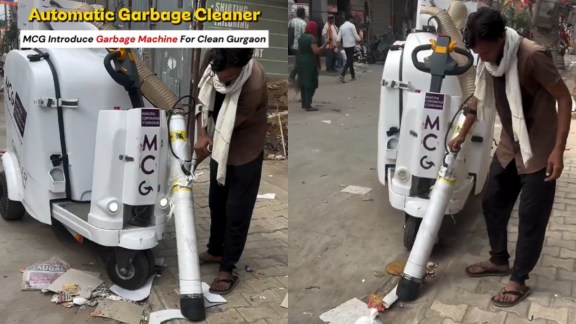 Gurugram automatic garbage cleaning machine