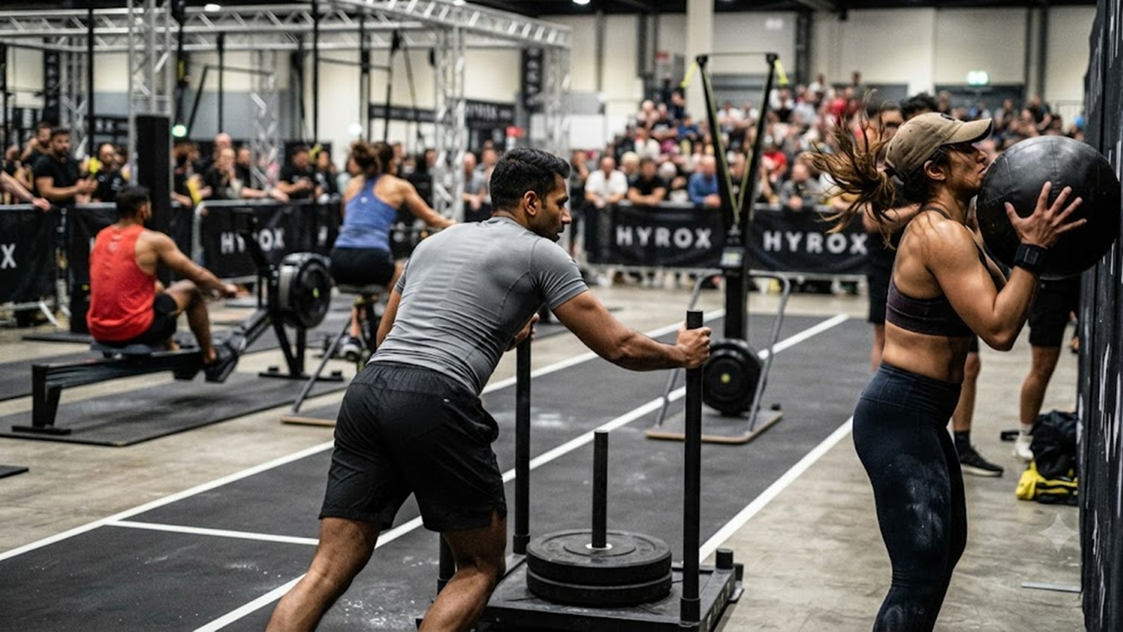 She retired. He had a health scare: Why Indians are choosing HYROX, a brutal fitness race