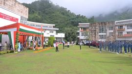 IIT Mandi faculty and students in Aug 15 event in the campus.