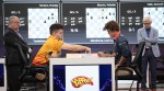 Ganges Grandmasters' Ian Nepomniachtchi had Magnus Carlsen in a stranglehold for a majority of their clash on Sunday, but the Norwegian, as slippery as ever, found his way out of trouble to force a draw. (GCL Photo)