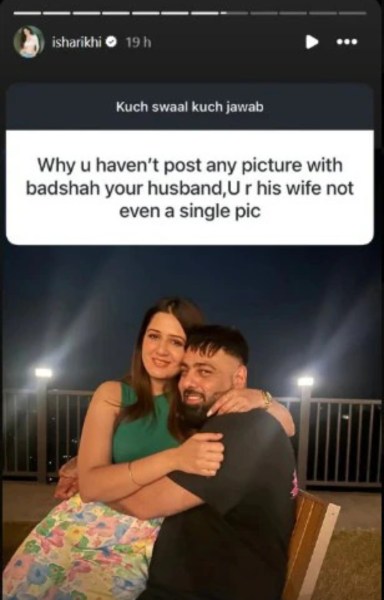 Isha Rikhi and Badshah