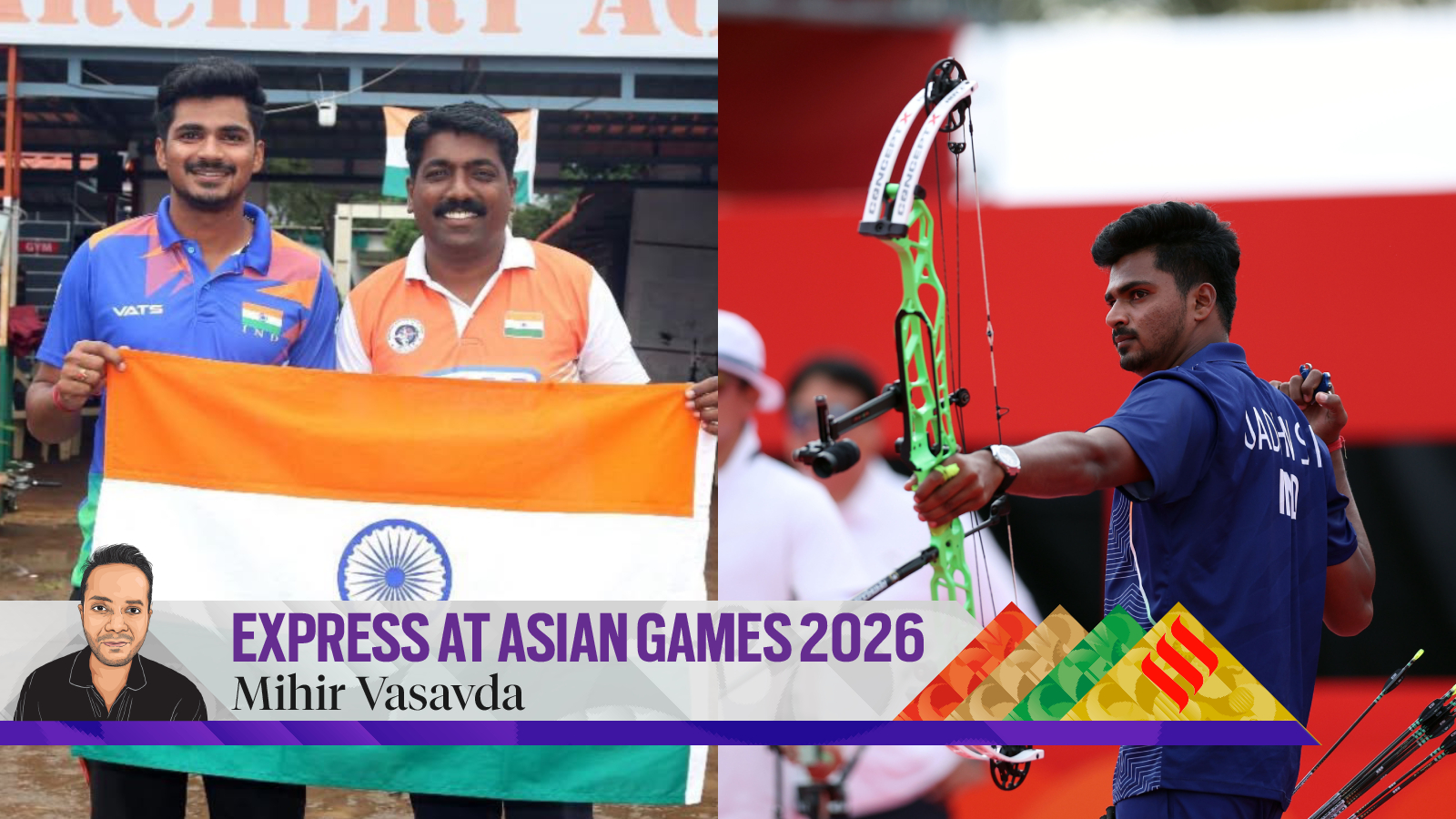 52 seconds, one arrow: How Sahil Jadhav won Asian Games gold