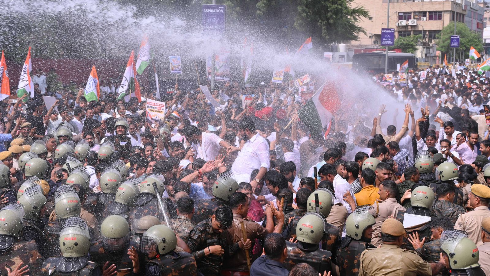 Ashok Gehlot, Govind Singh Dotasra detained during Cong protest in Jaipur over SIR row