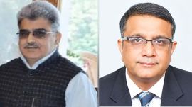 The Union Territory's (UT) Chief Secretary Atal Dulloo and Law Secretary Achal Sethi. (Credits: jkgad.nic.in/ Image enhanced using AI)