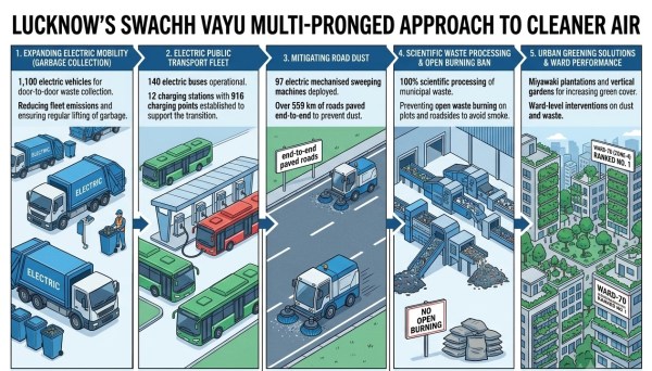 Lucknow, Air quality, Swachh Vayu Sarvekshan vs AQI vs SAFAR: How India keeps track of its air.